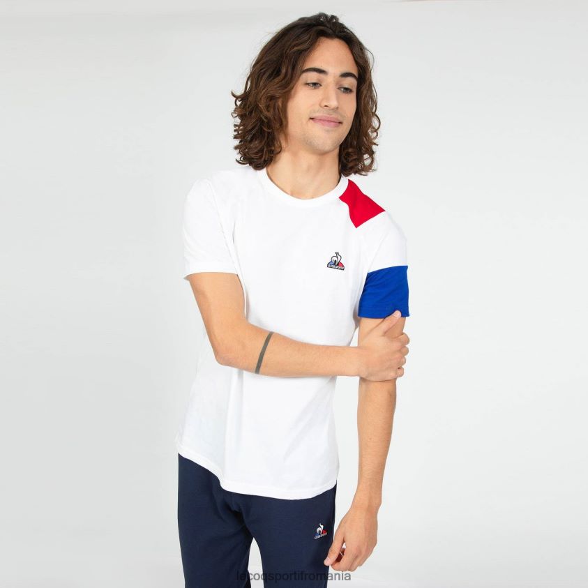 bărbați tricou alb 4L4FJF191 Le Coq Sportif îmbrăcăminte