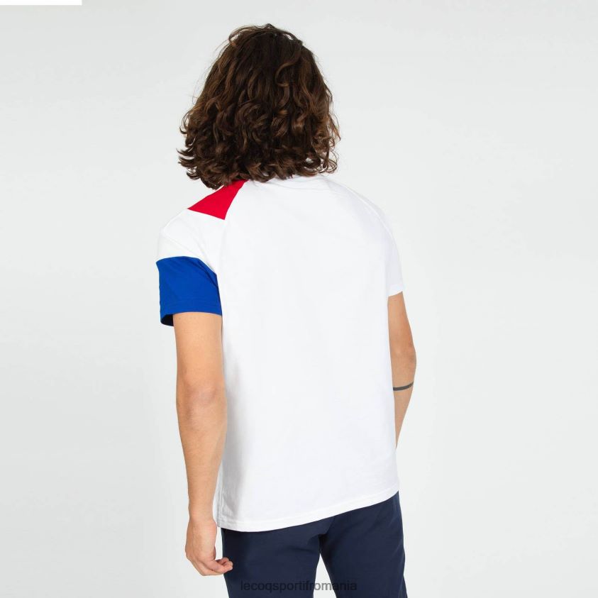 bărbați tricou alb 4L4FJF191 Le Coq Sportif îmbrăcăminte