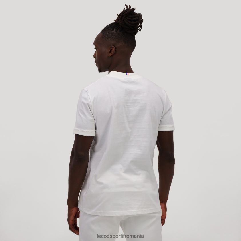 bărbați tricou alb 4L4FJF194 Le Coq Sportif îmbrăcăminte