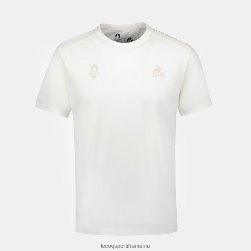bărbați tricou alb 4L4FJF205 Le Coq Sportif îmbrăcăminte