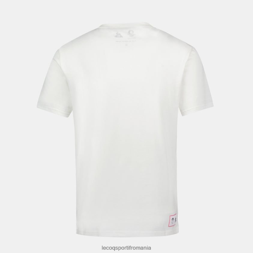 bărbați tricou alb 4L4FJF205 Le Coq Sportif îmbrăcăminte