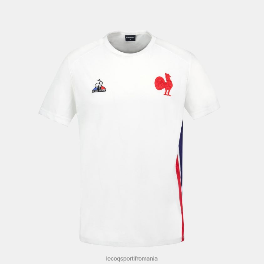bărbați tricou alb 4L4FJF215 Le Coq Sportif îmbrăcăminte