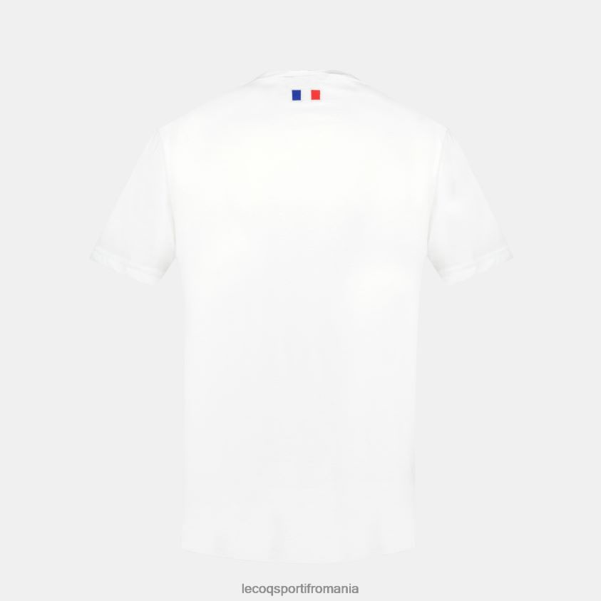 bărbați tricou alb 4L4FJF215 Le Coq Sportif îmbrăcăminte