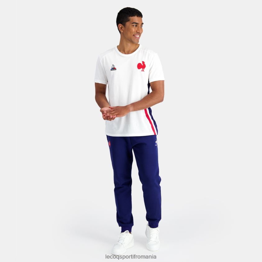 bărbați tricou alb 4L4FJF215 Le Coq Sportif îmbrăcăminte