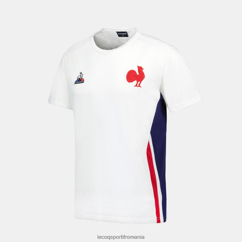 bărbați tricou alb 4L4FJF215 Le Coq Sportif îmbrăcăminte