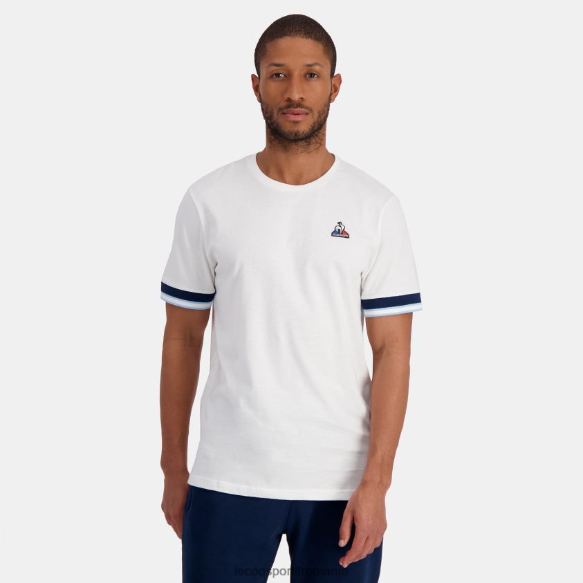 bărbați tricou alb 4L4FJF434 Le Coq Sportif îmbrăcăminte