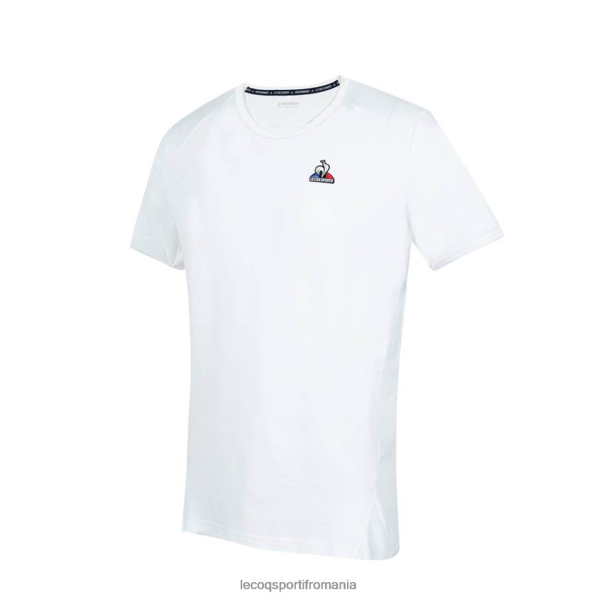bărbați tricou alb 4L4FJF492 Le Coq Sportif îmbrăcăminte