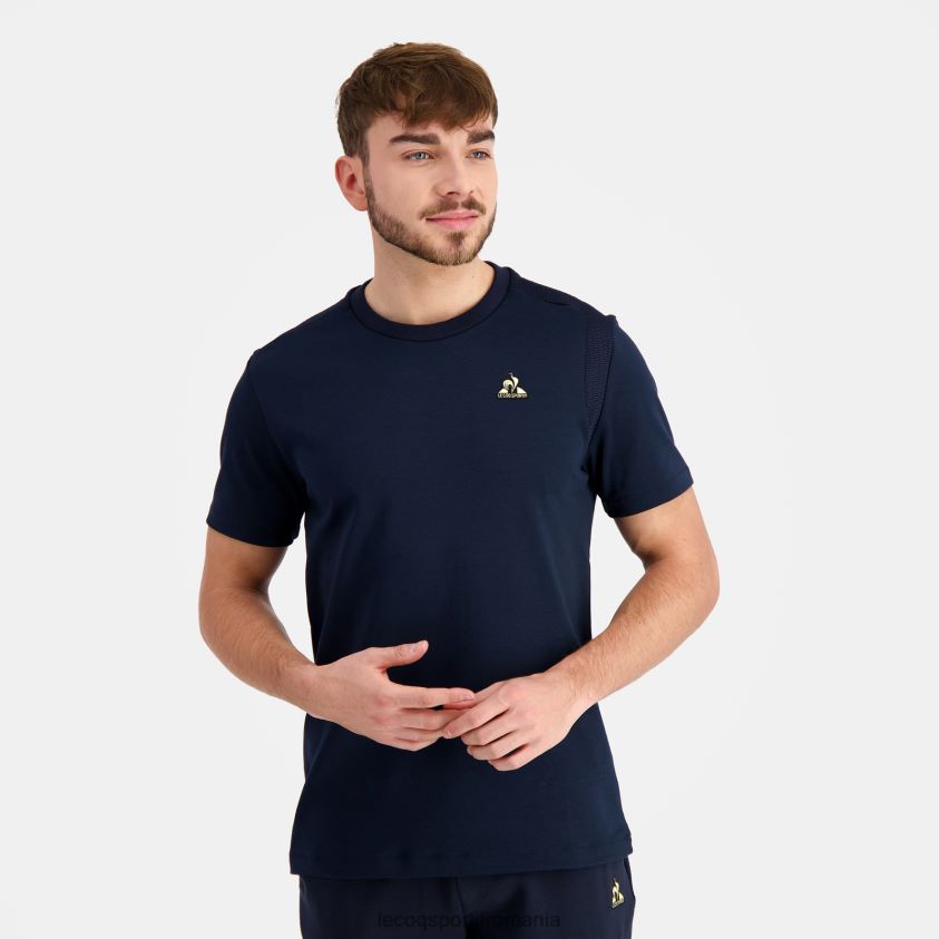 bărbați tricou albastru 4L4FJF183 Le Coq Sportif îmbrăcăminte
