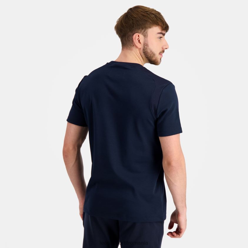 bărbați tricou albastru 4L4FJF183 Le Coq Sportif îmbrăcăminte