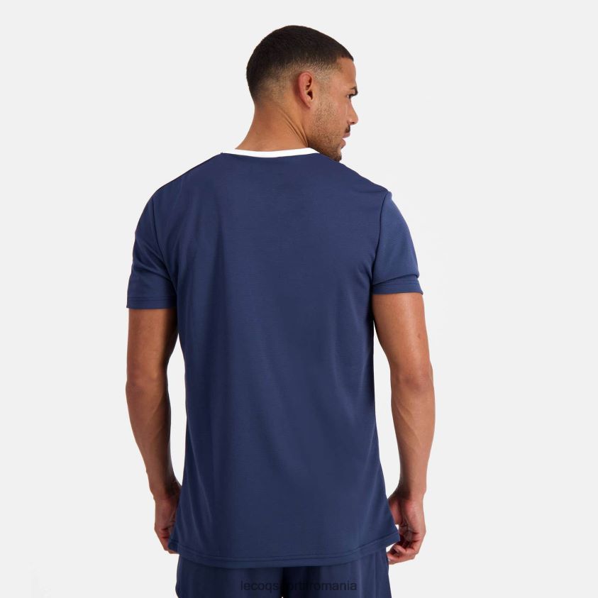 bărbați tricou albastru 4L4FJF187 Le Coq Sportif îmbrăcăminte