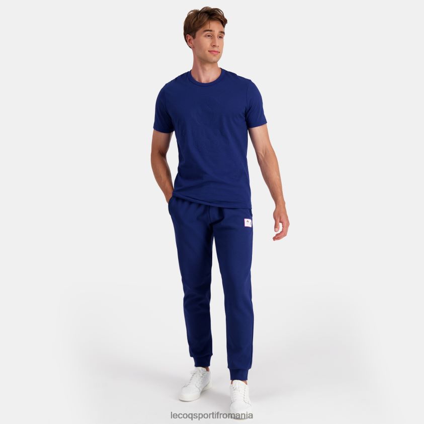 bărbați tricou albastru 4L4FJF202 Le Coq Sportif îmbrăcăminte