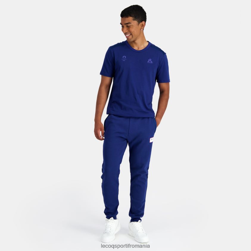bărbați tricou albastru 4L4FJF203 Le Coq Sportif îmbrăcăminte