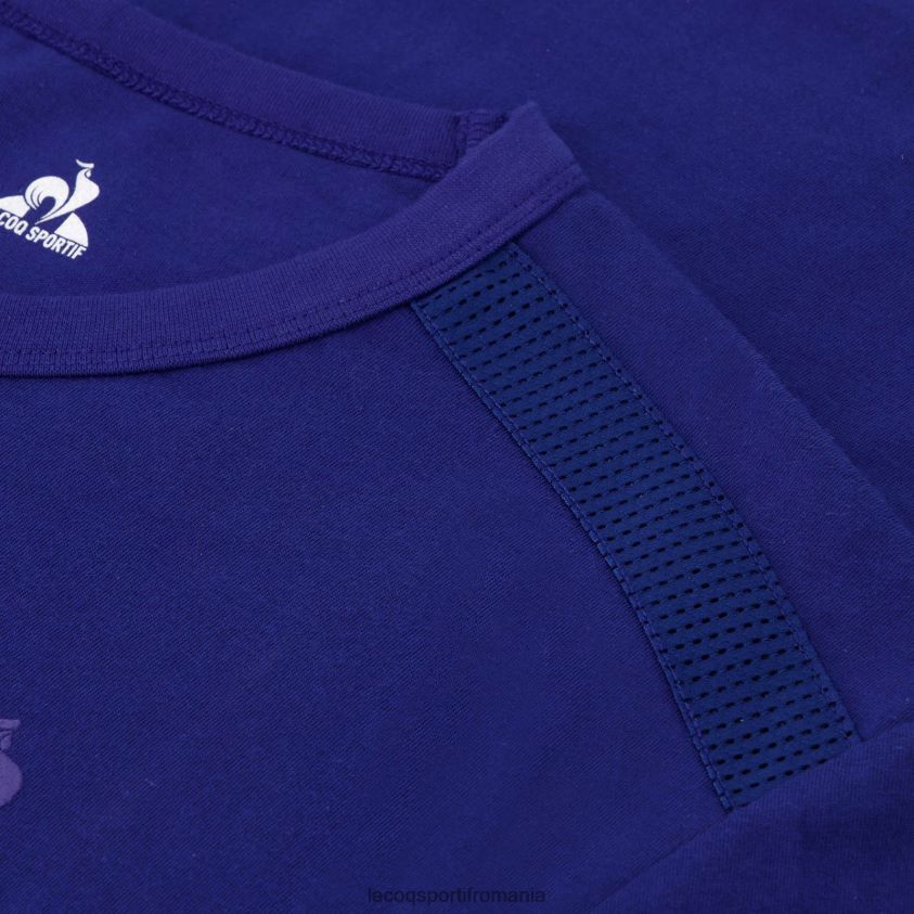 bărbați tricou albastru 4L4FJF203 Le Coq Sportif îmbrăcăminte