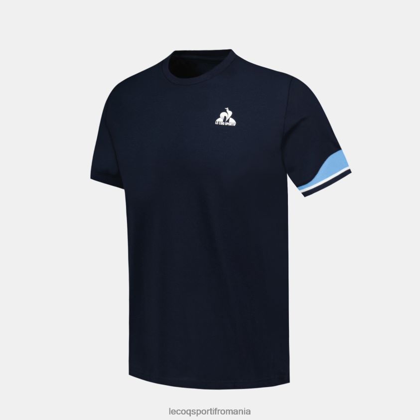 bărbați tricou albastru 4L4FJF210 Le Coq Sportif îmbrăcăminte