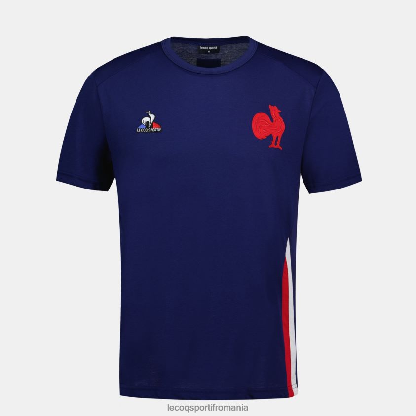 bărbați tricou albastru 4L4FJF216 Le Coq Sportif îmbrăcăminte