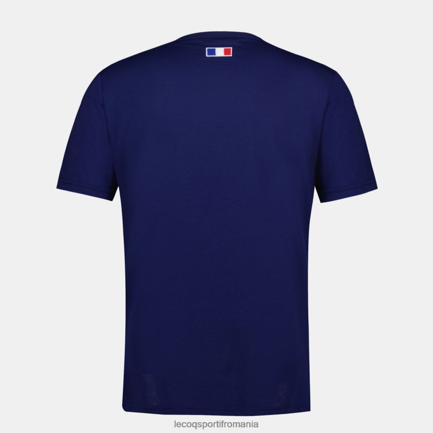 bărbați tricou albastru 4L4FJF216 Le Coq Sportif îmbrăcăminte