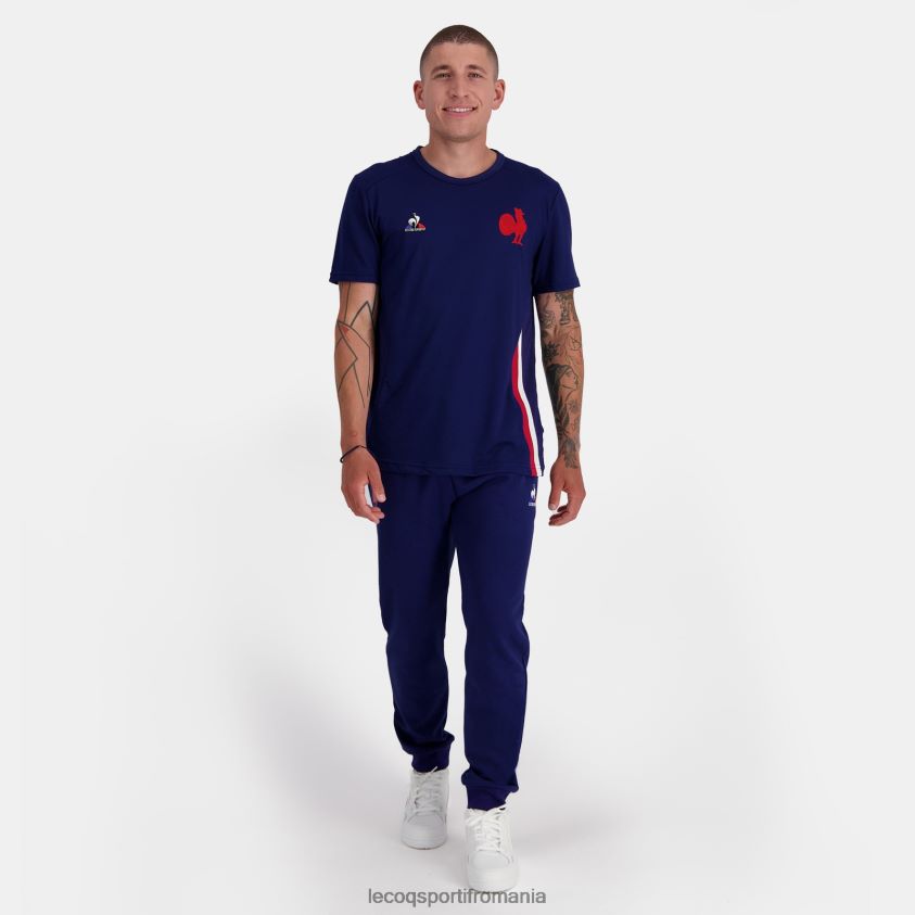 bărbați tricou albastru 4L4FJF216 Le Coq Sportif îmbrăcăminte