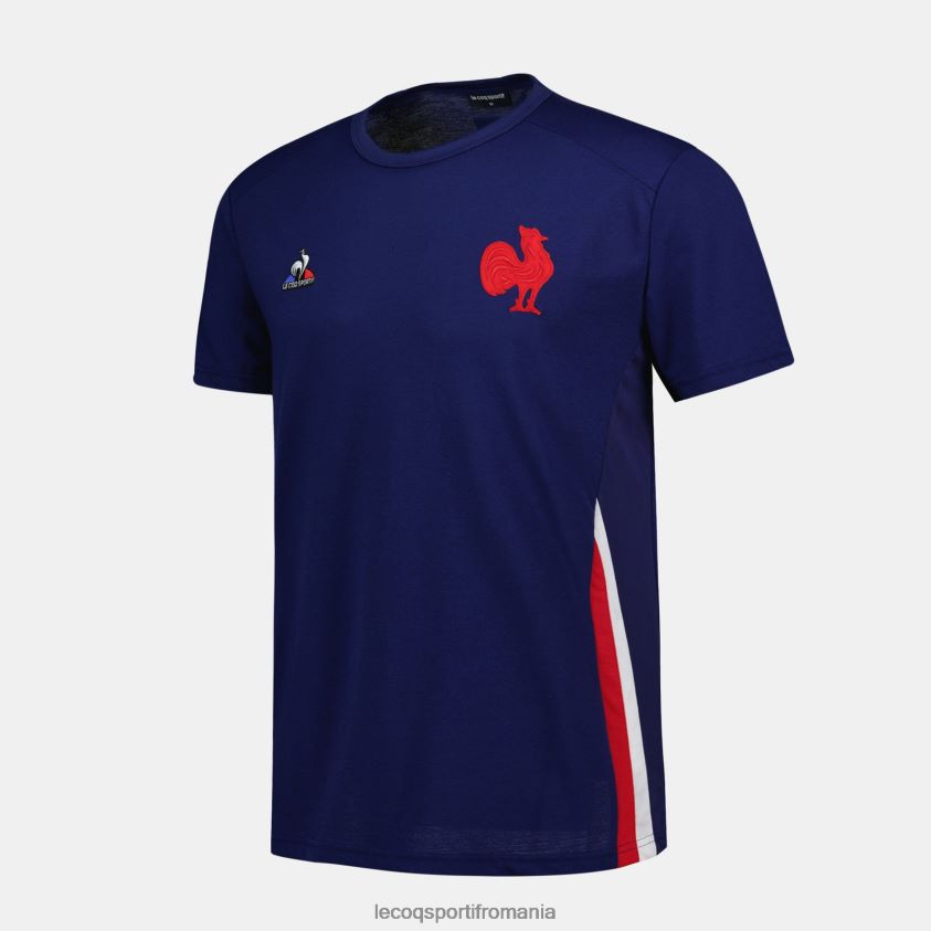 bărbați tricou albastru 4L4FJF216 Le Coq Sportif îmbrăcăminte