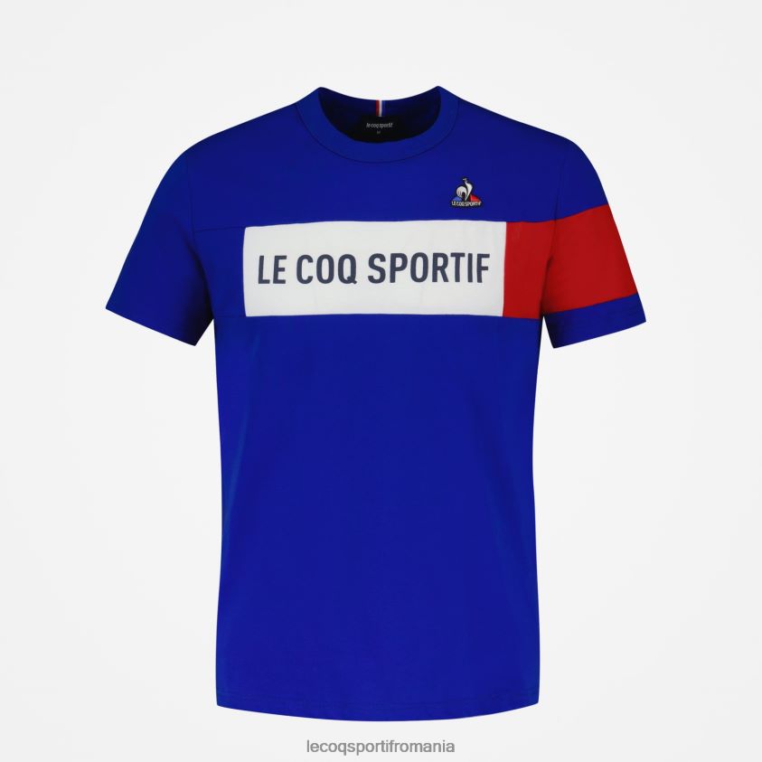 bărbați tricou albastru 4L4FJF457 Le Coq Sportif îmbrăcăminte