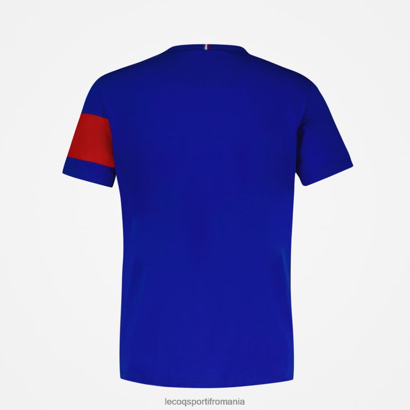 bărbați tricou albastru 4L4FJF457 Le Coq Sportif îmbrăcăminte