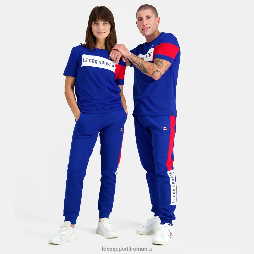 bărbați tricou albastru 4L4FJF457 Le Coq Sportif îmbrăcăminte