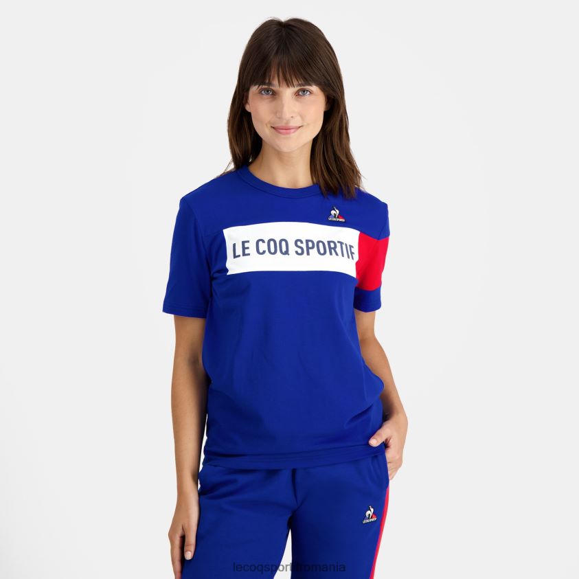 bărbați tricou albastru 4L4FJF457 Le Coq Sportif îmbrăcăminte