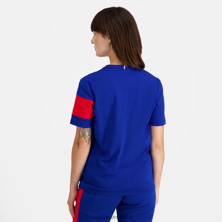 bărbați tricou albastru 4L4FJF457 Le Coq Sportif îmbrăcăminte