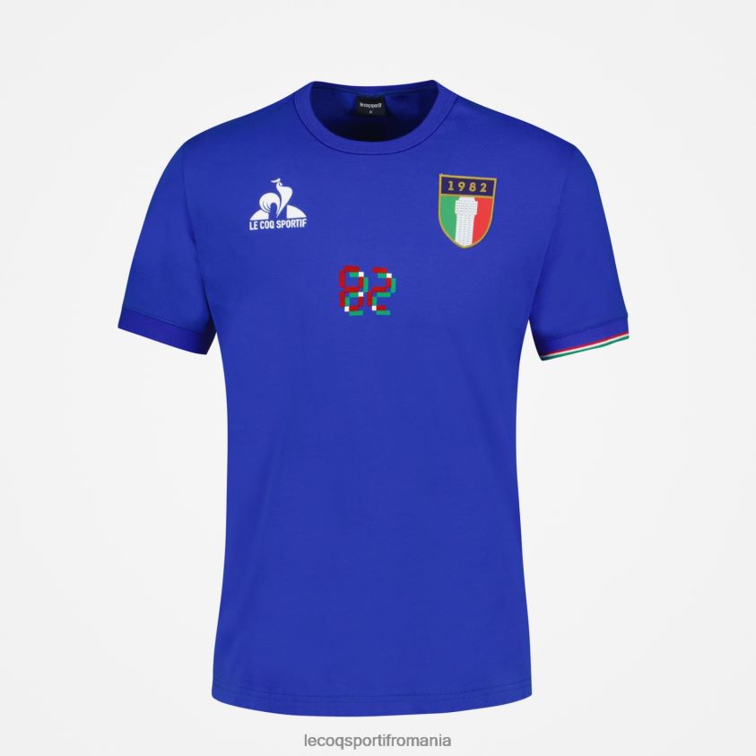 bărbați tricou albastru 4L4FJF473 Le Coq Sportif îmbrăcăminte