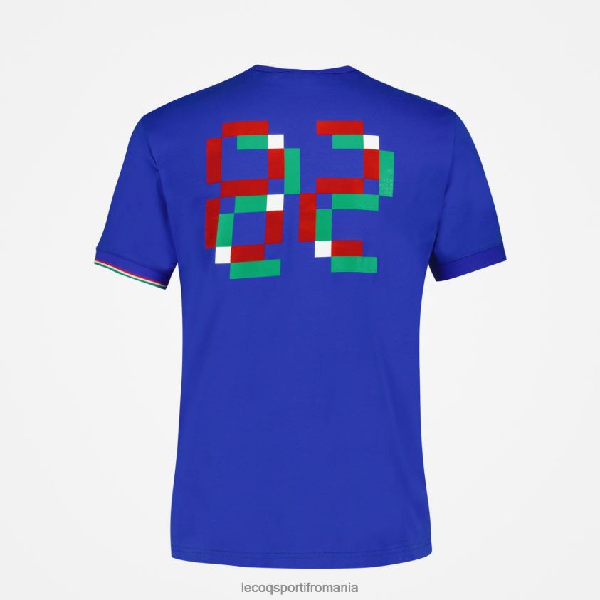 bărbați tricou albastru 4L4FJF473 Le Coq Sportif îmbrăcăminte