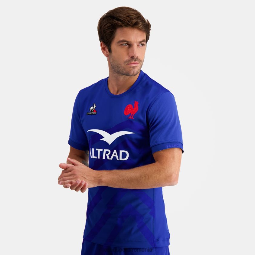 bărbați tricou albastru 4L4FJF477 Le Coq Sportif îmbrăcăminte
