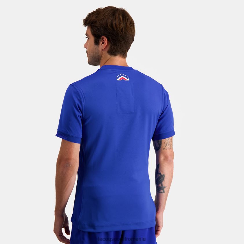 bărbați tricou albastru 4L4FJF477 Le Coq Sportif îmbrăcăminte