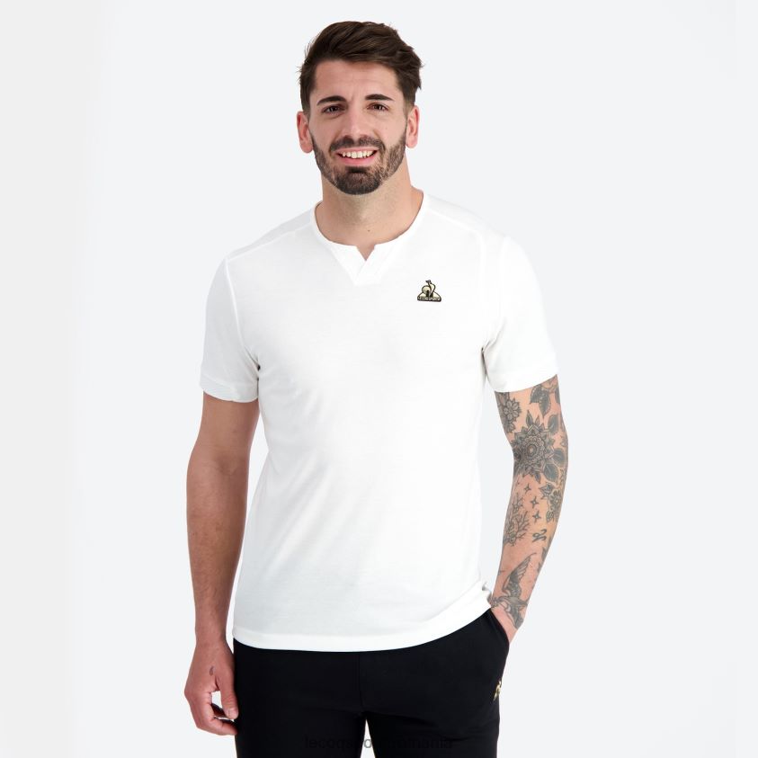 bărbați tricou de modă alb 4L4FJF147 Le Coq Sportif îmbrăcăminte