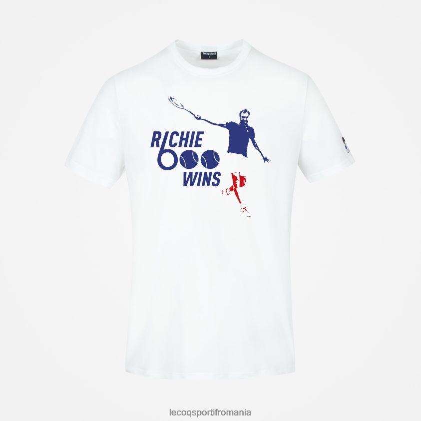 bărbați tricou de modă alb 4L4FJF158 Le Coq Sportif îmbrăcăminte