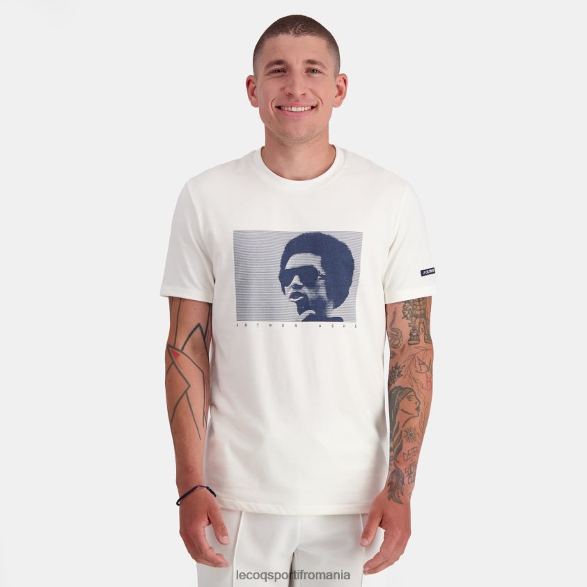 bărbați tricou de modă alb 4L4FJF159 Le Coq Sportif îmbrăcăminte