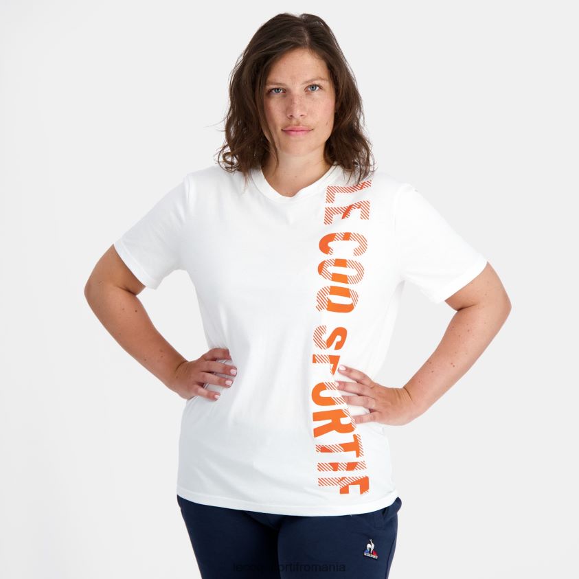 bărbați tricou de modă alb 4L4FJF162 Le Coq Sportif îmbrăcăminte