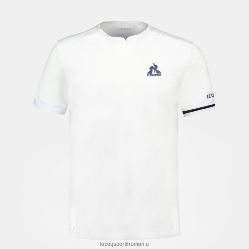 bărbați tricou de modă alb 4L4FJF165 Le Coq Sportif îmbrăcăminte