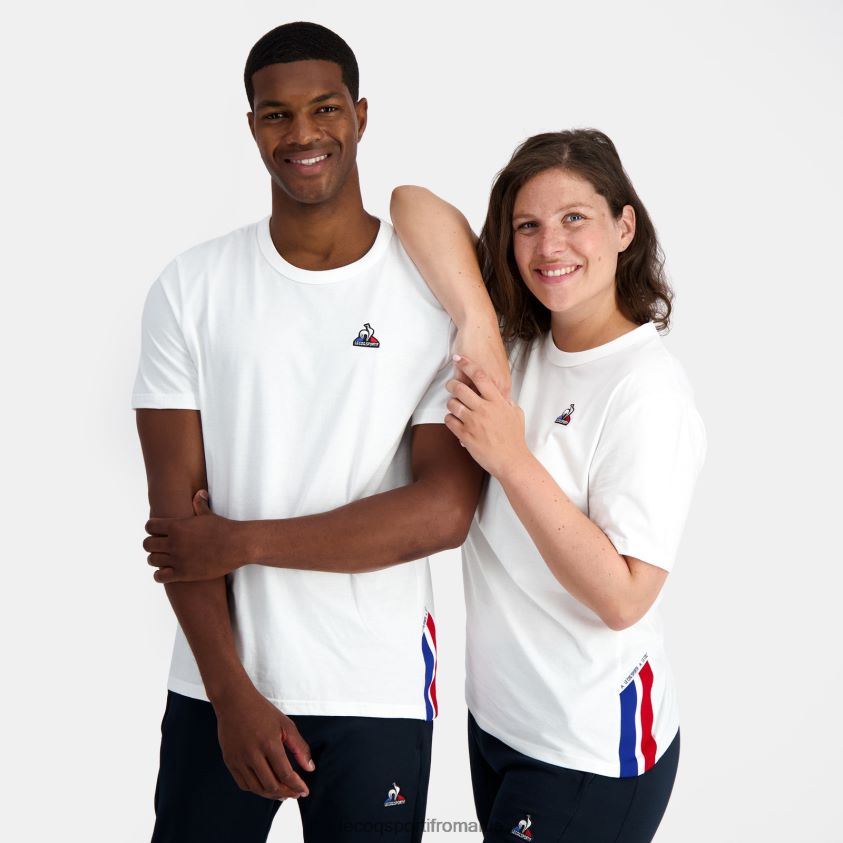 bărbați tricou de modă alb 4L4FJF170 Le Coq Sportif îmbrăcăminte