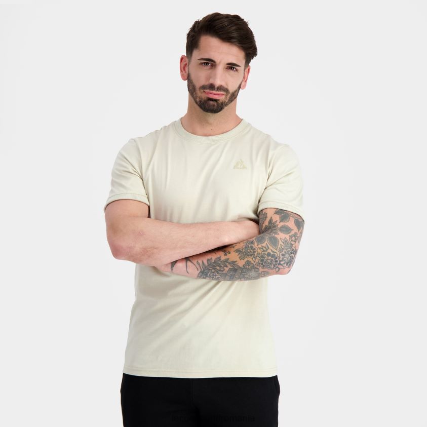bărbați tricou de modă maro 4L4FJF156 Le Coq Sportif îmbrăcăminte