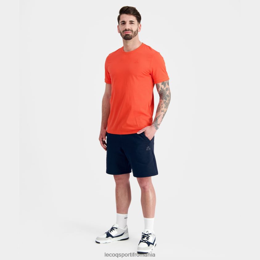 bărbați tricou de modă portocaliu 4L4FJF152 Le Coq Sportif îmbrăcăminte
