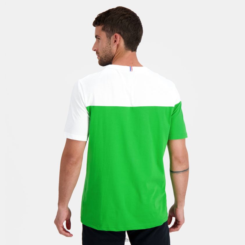 bărbați tricou de modă verde 4L4FJF164 Le Coq Sportif îmbrăcăminte