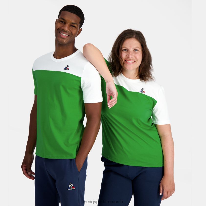 bărbați tricou de modă verde 4L4FJF164 Le Coq Sportif îmbrăcăminte