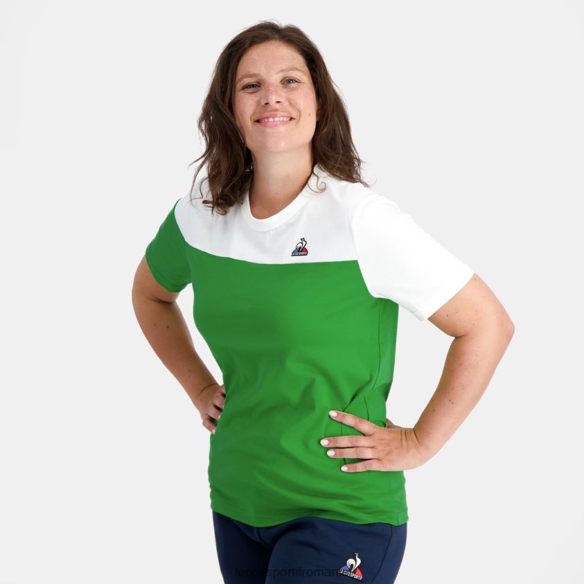 bărbați tricou de modă verde 4L4FJF164 Le Coq Sportif îmbrăcăminte