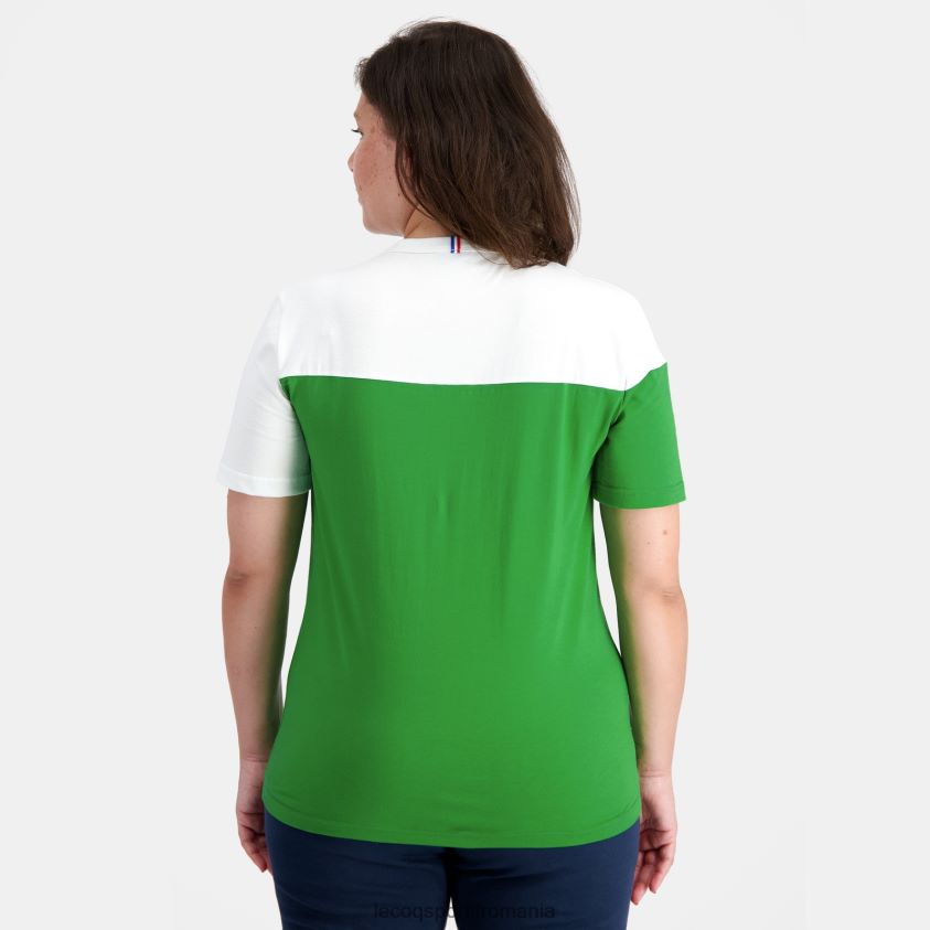 bărbați tricou de modă verde 4L4FJF164 Le Coq Sportif îmbrăcăminte