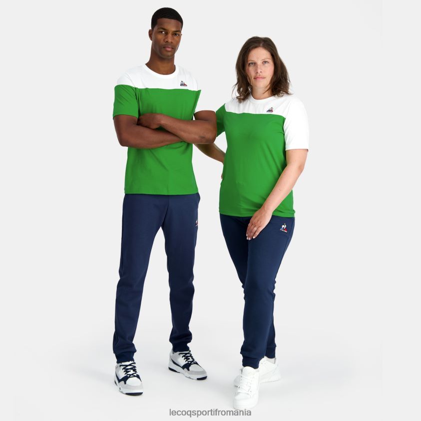 bărbați tricou de modă verde 4L4FJF164 Le Coq Sportif îmbrăcăminte