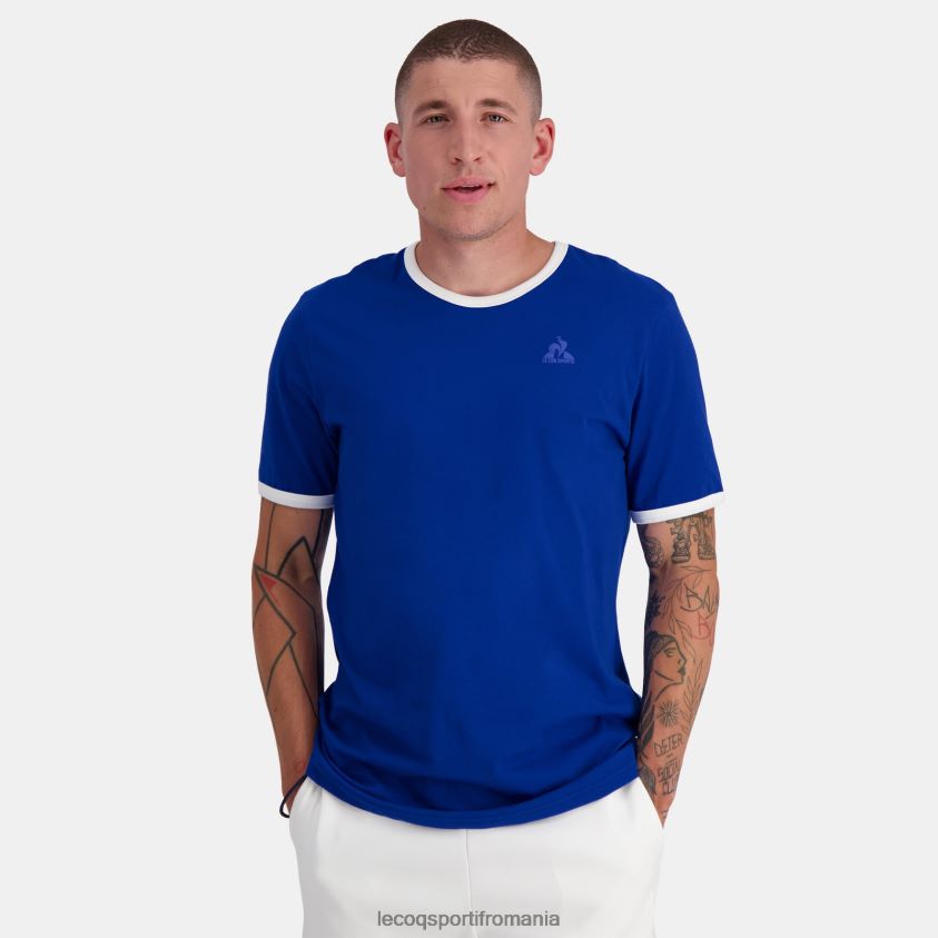 bărbați tricou de moda albastru 4L4FJF139 Le Coq Sportif îmbrăcăminte