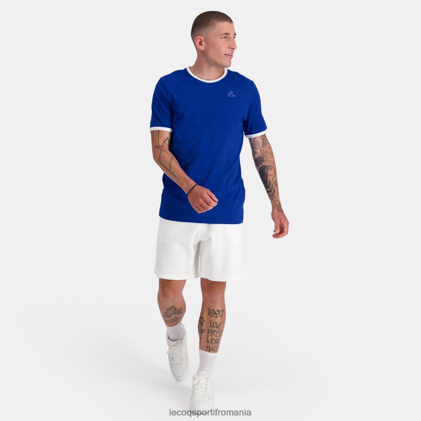 bărbați tricou de moda albastru 4L4FJF139 Le Coq Sportif îmbrăcăminte