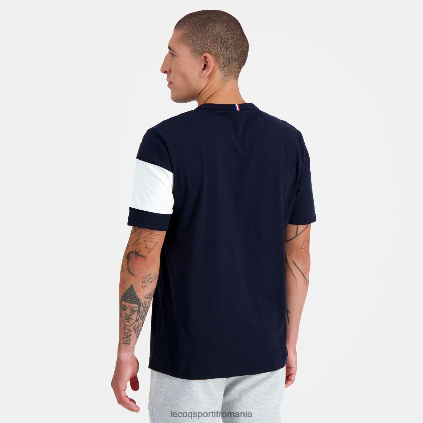 bărbați tricou de moda albastru 4L4FJF142 Le Coq Sportif îmbrăcăminte
