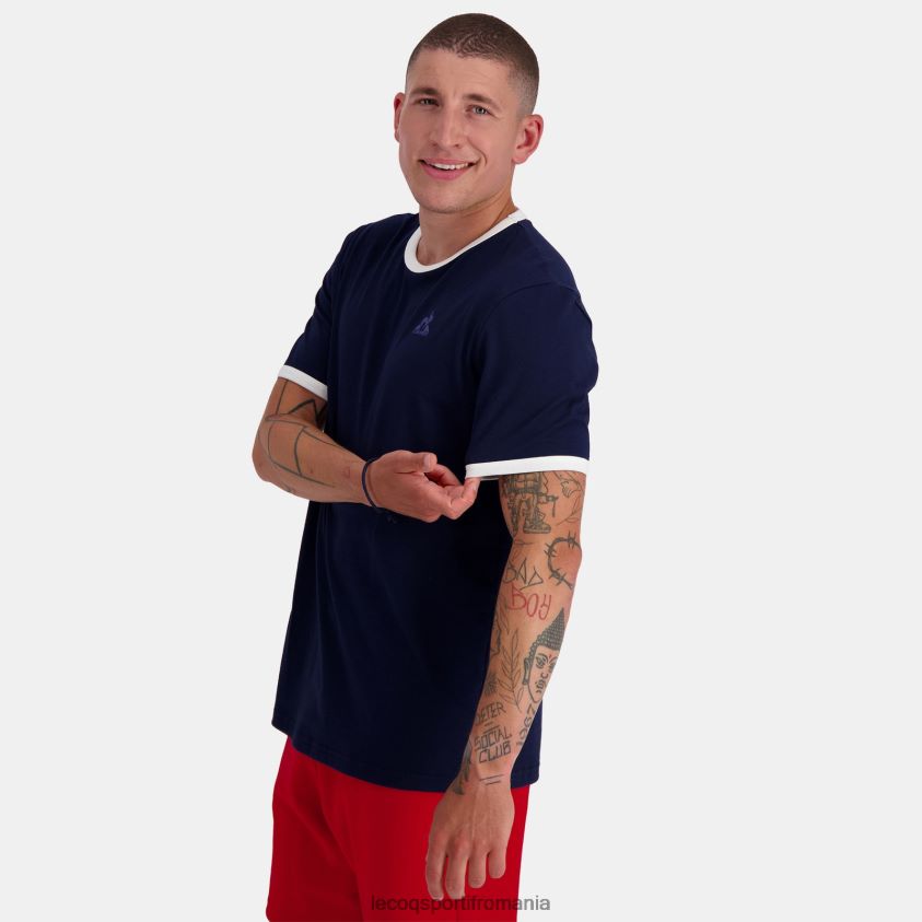 bărbați tricou de moda albastru 4L4FJF143 Le Coq Sportif îmbrăcăminte