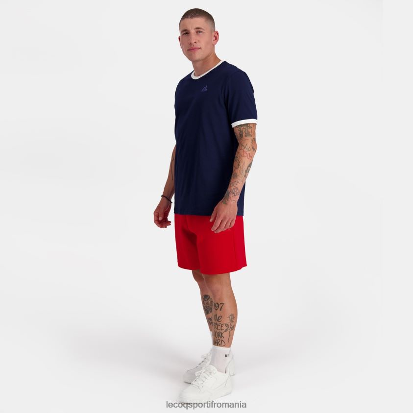 bărbați tricou de moda albastru 4L4FJF143 Le Coq Sportif îmbrăcăminte