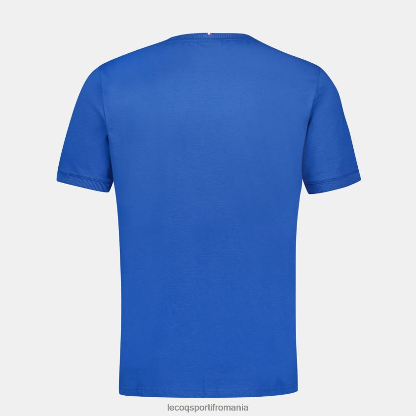 bărbați tricou de moda albastru 4L4FJF144 Le Coq Sportif îmbrăcăminte